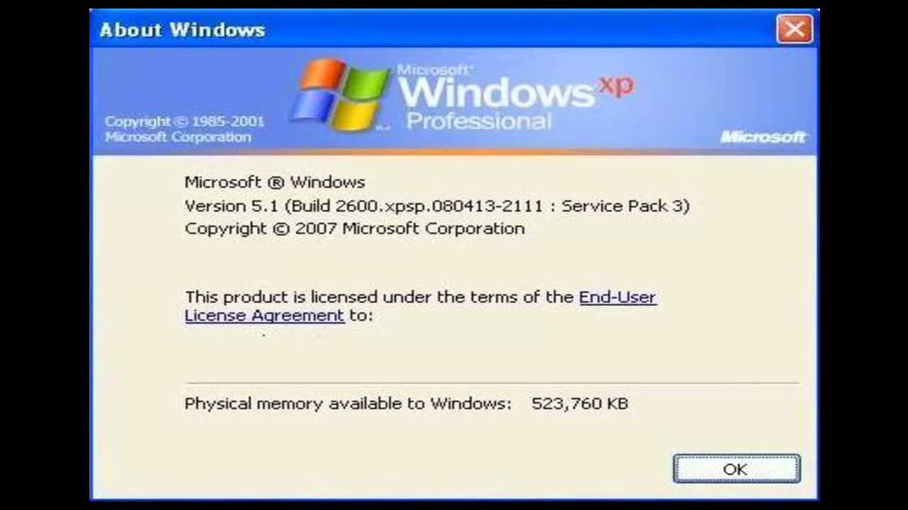 Serial Number Windows Xp Service Pack 3